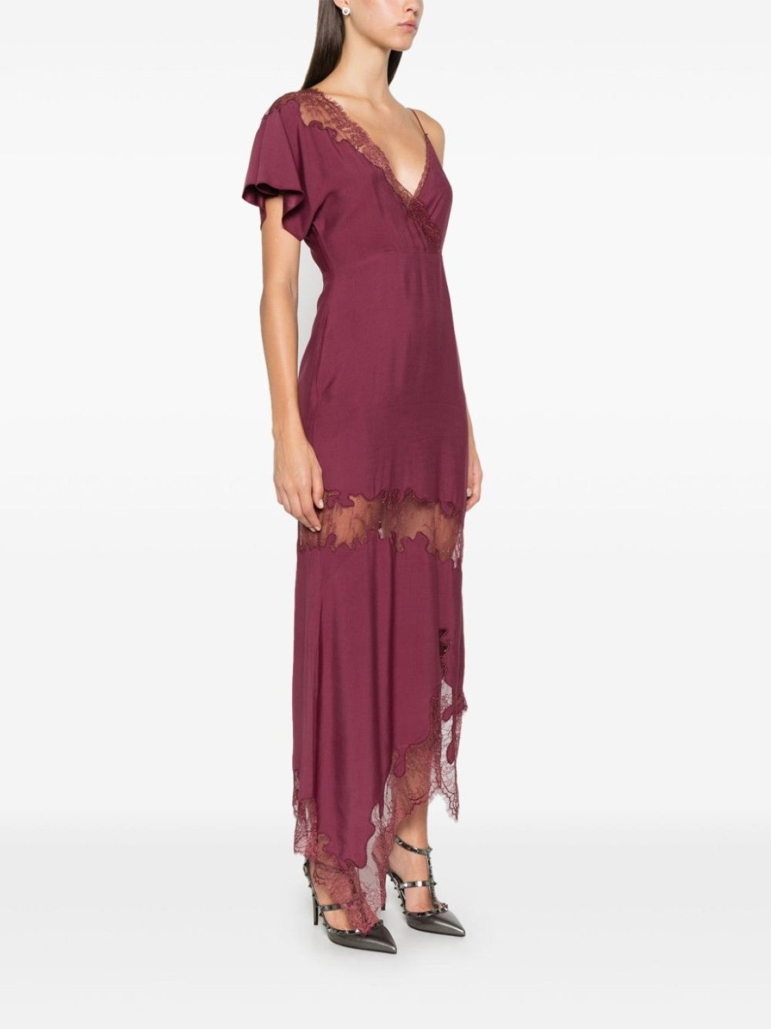 Satin Lace Dress