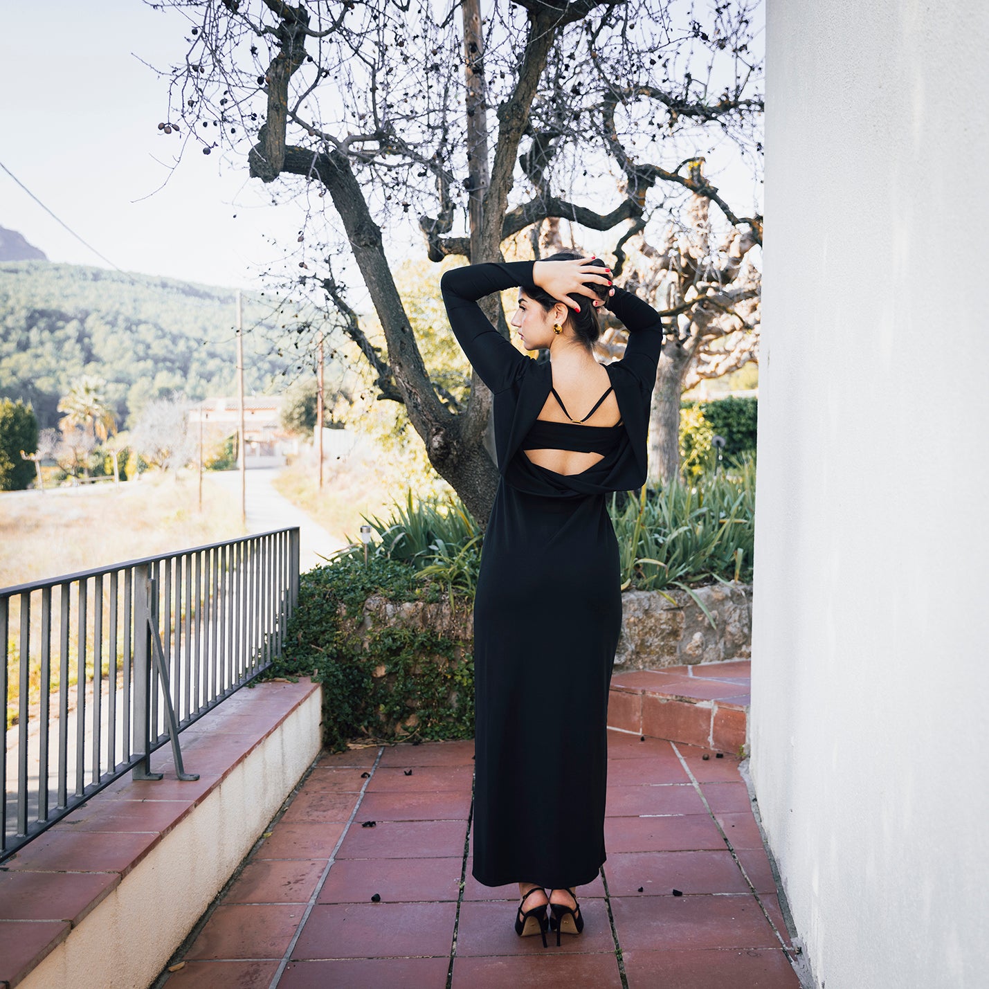 Vestido drapeado