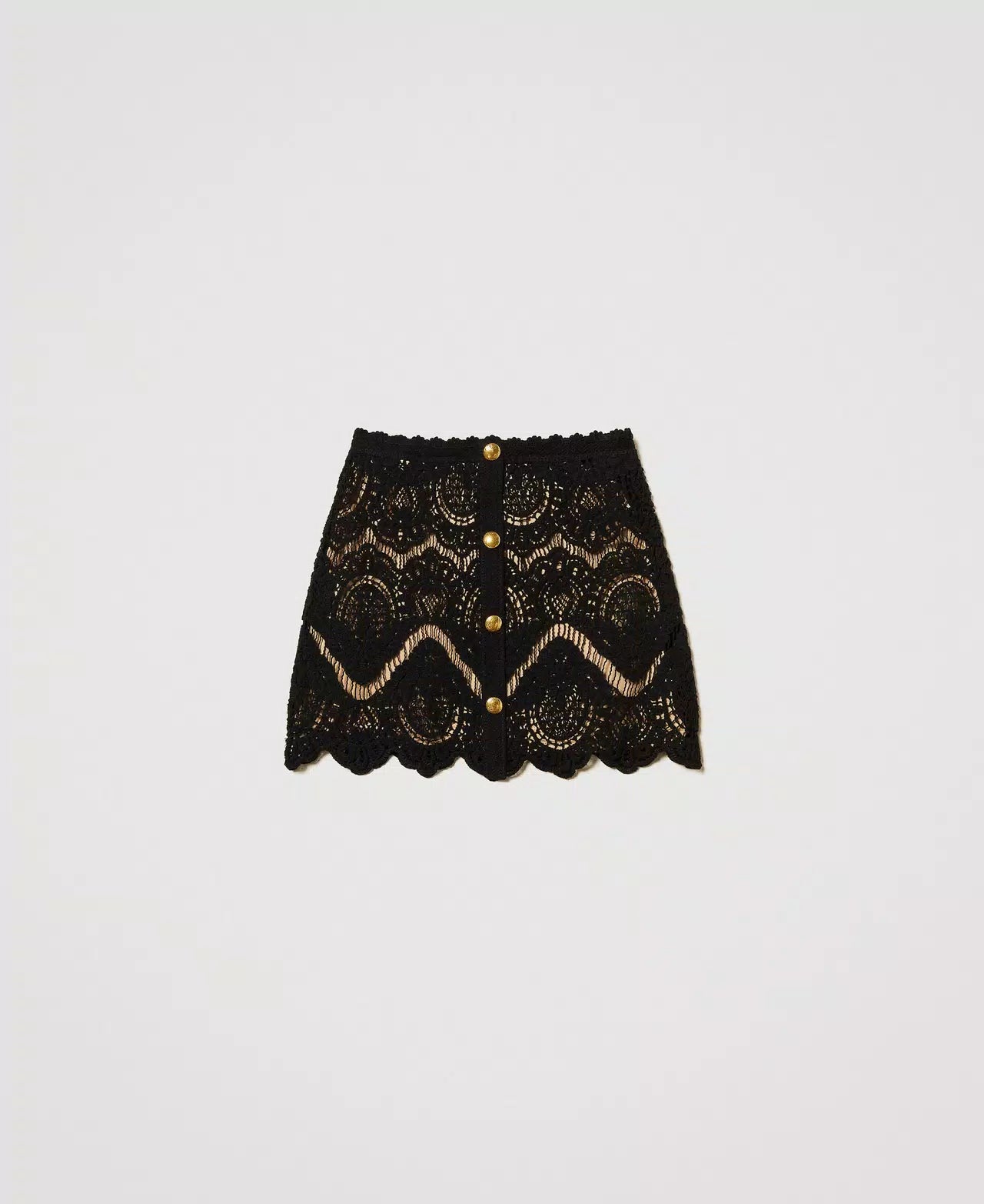 Crochet miniskirt