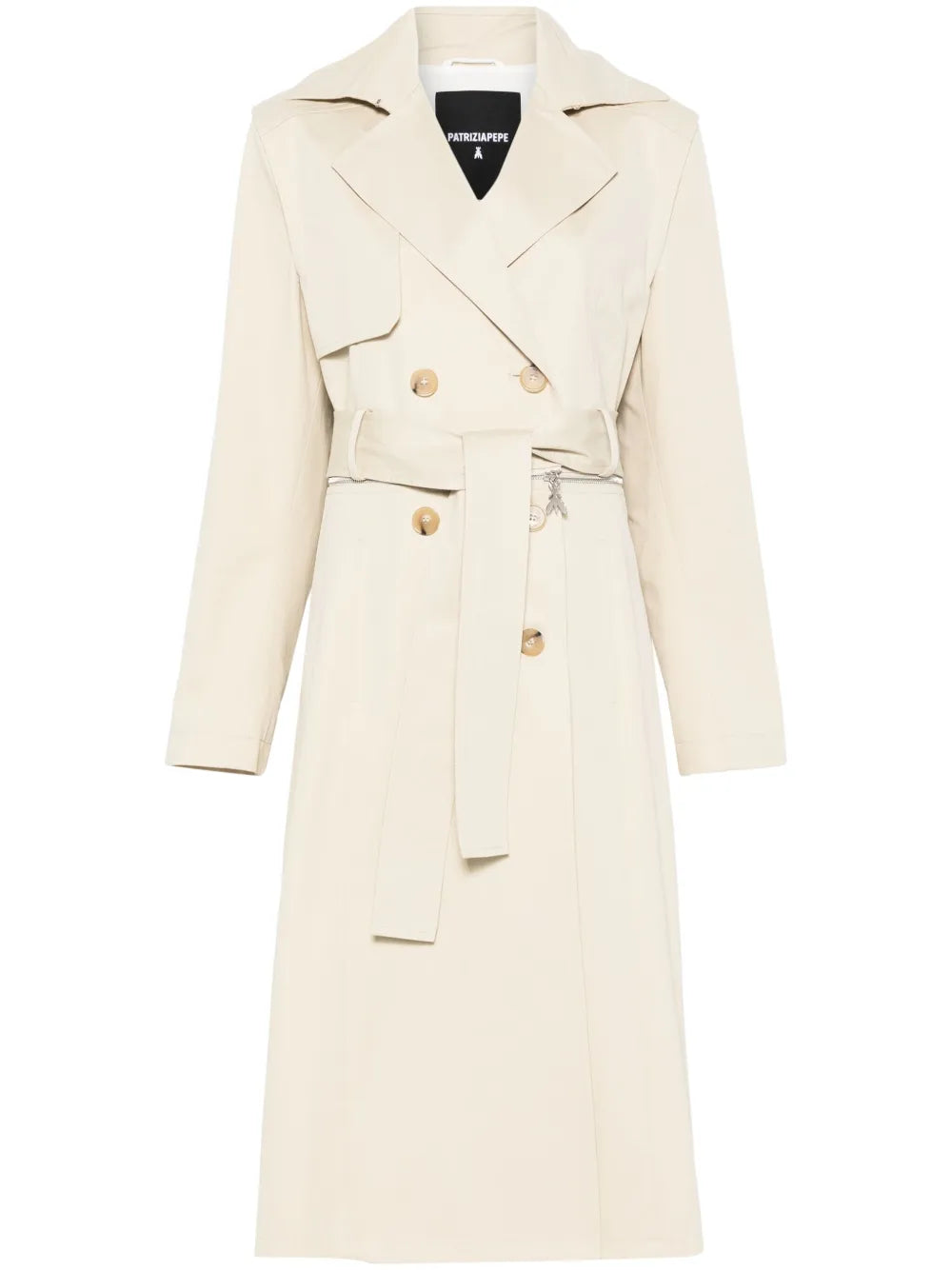 Zip-up convertable trench coat