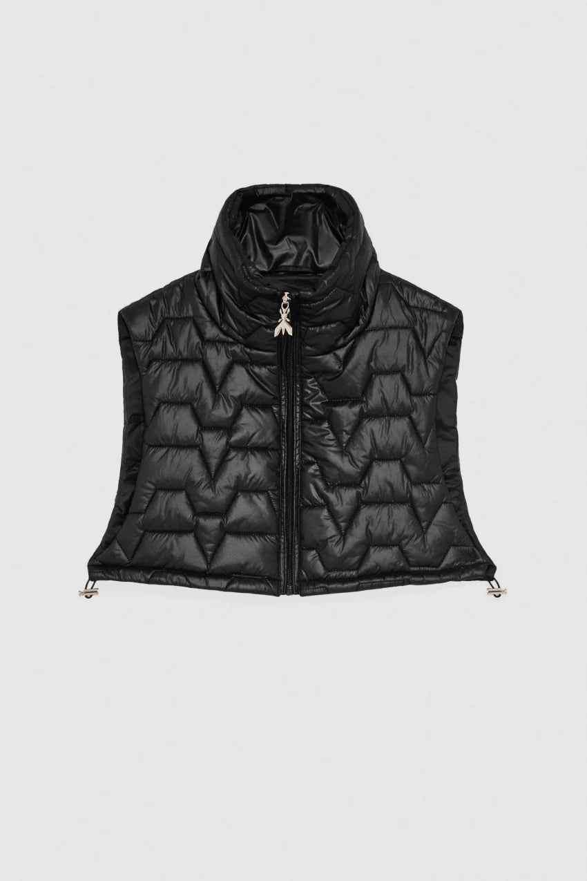 Crop padded vest
