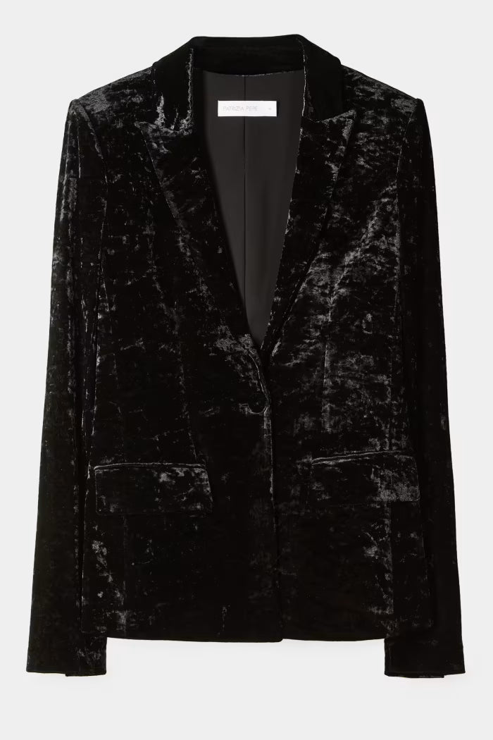 "ESSENTIAL" velvet blazer
