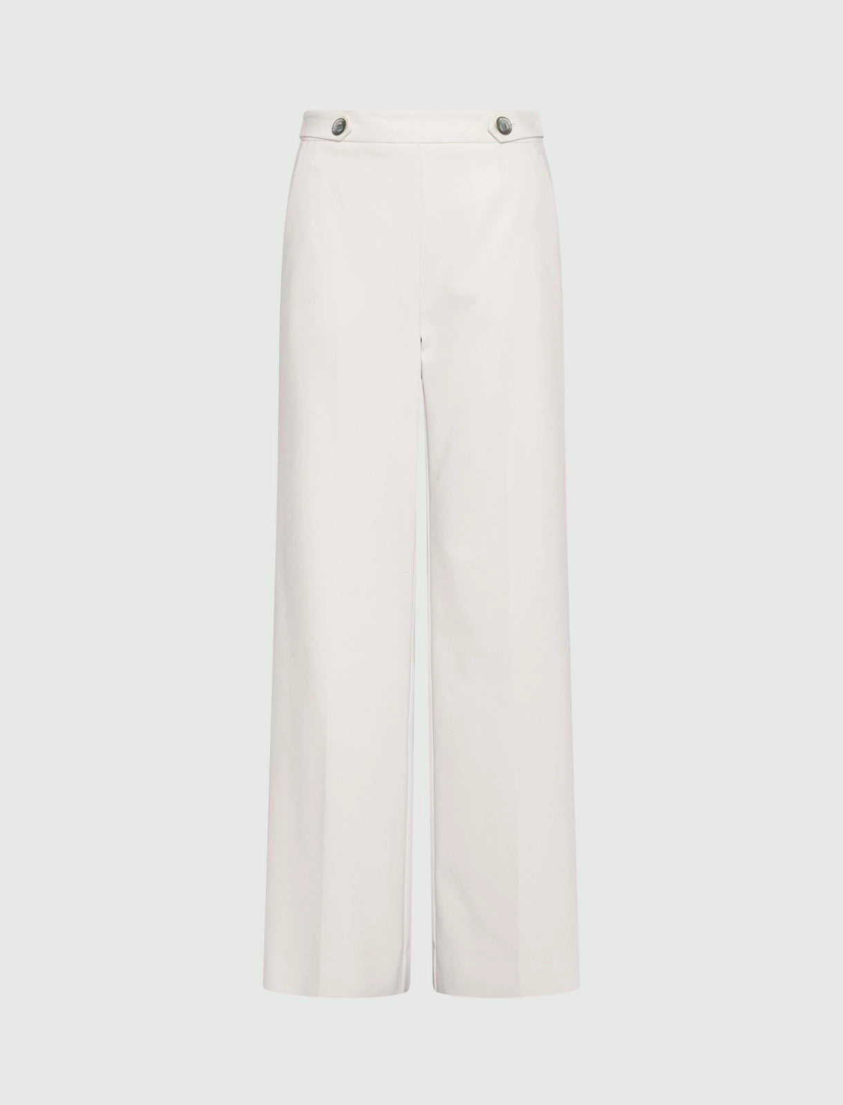 Stretch cotton-blend trousers