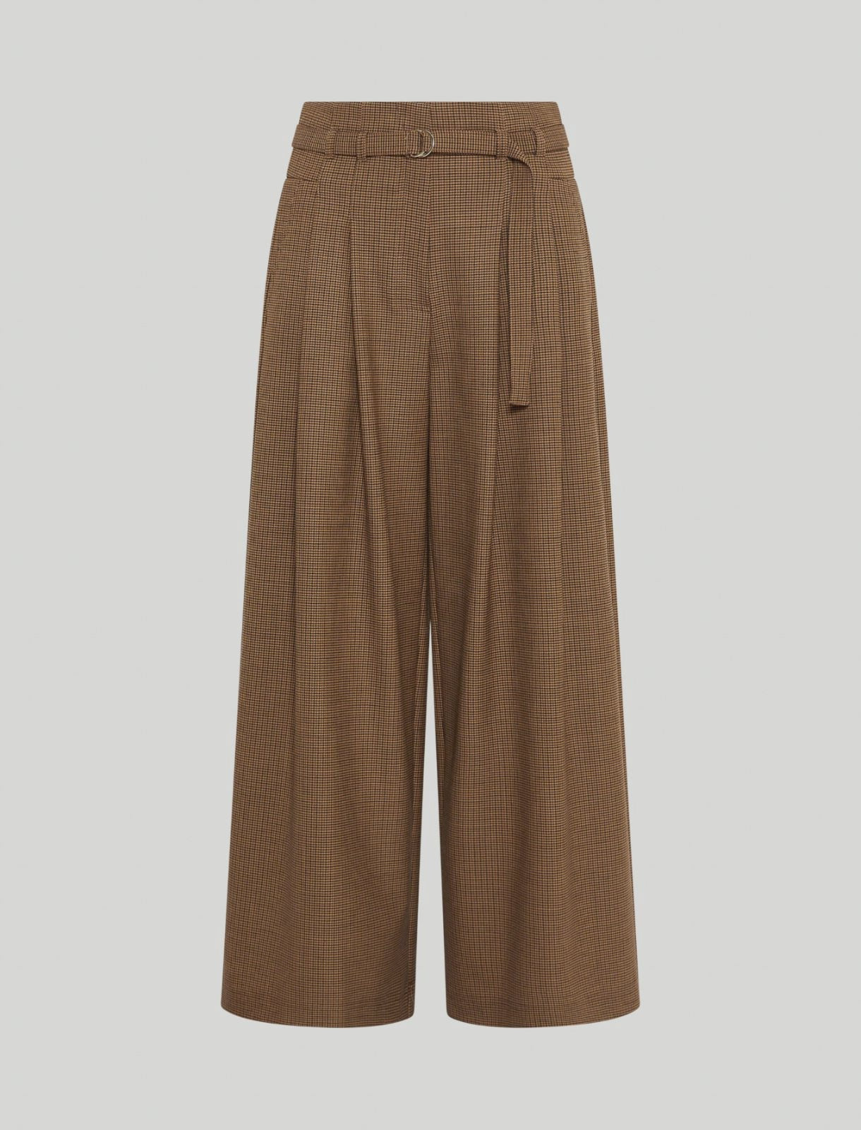 High-waisted trousers