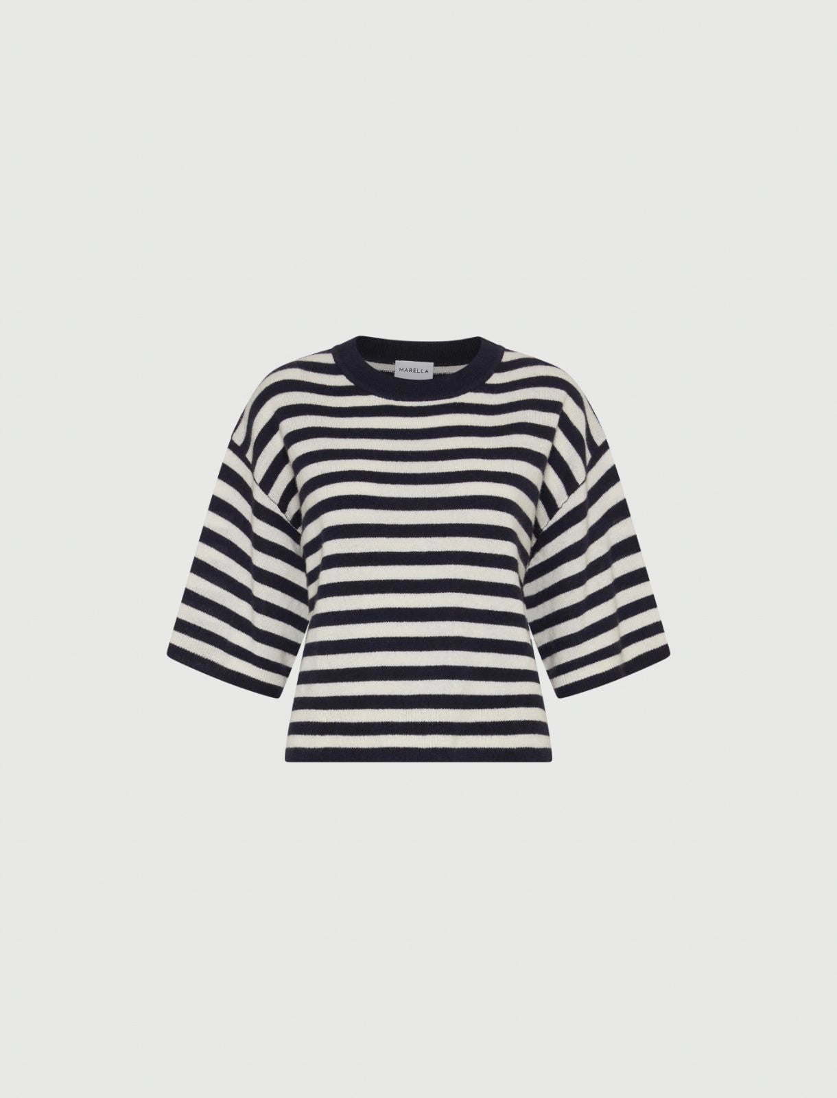 suéter de cuello redondo de cachemir