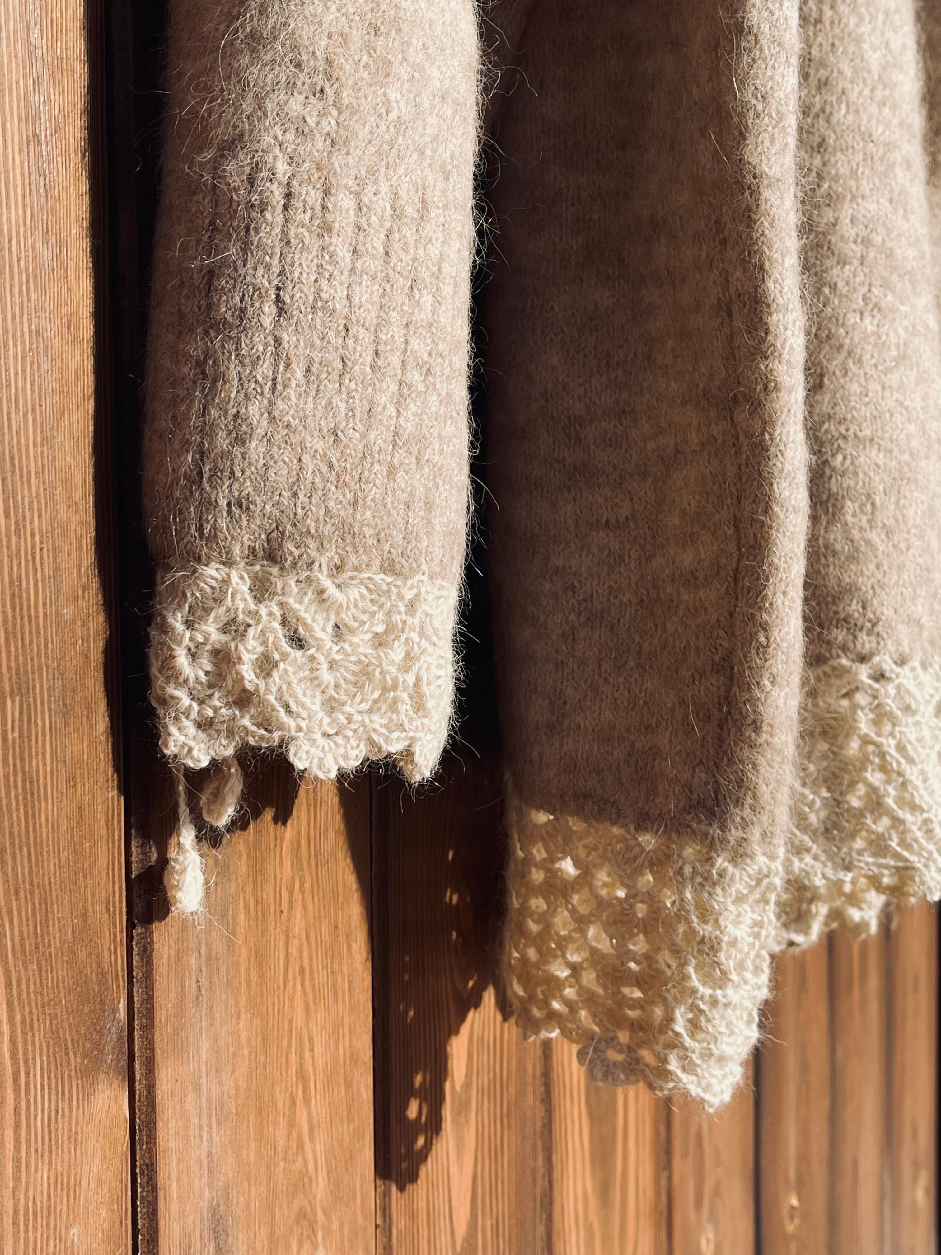 Alpaca jersey dress - Designer Intervention