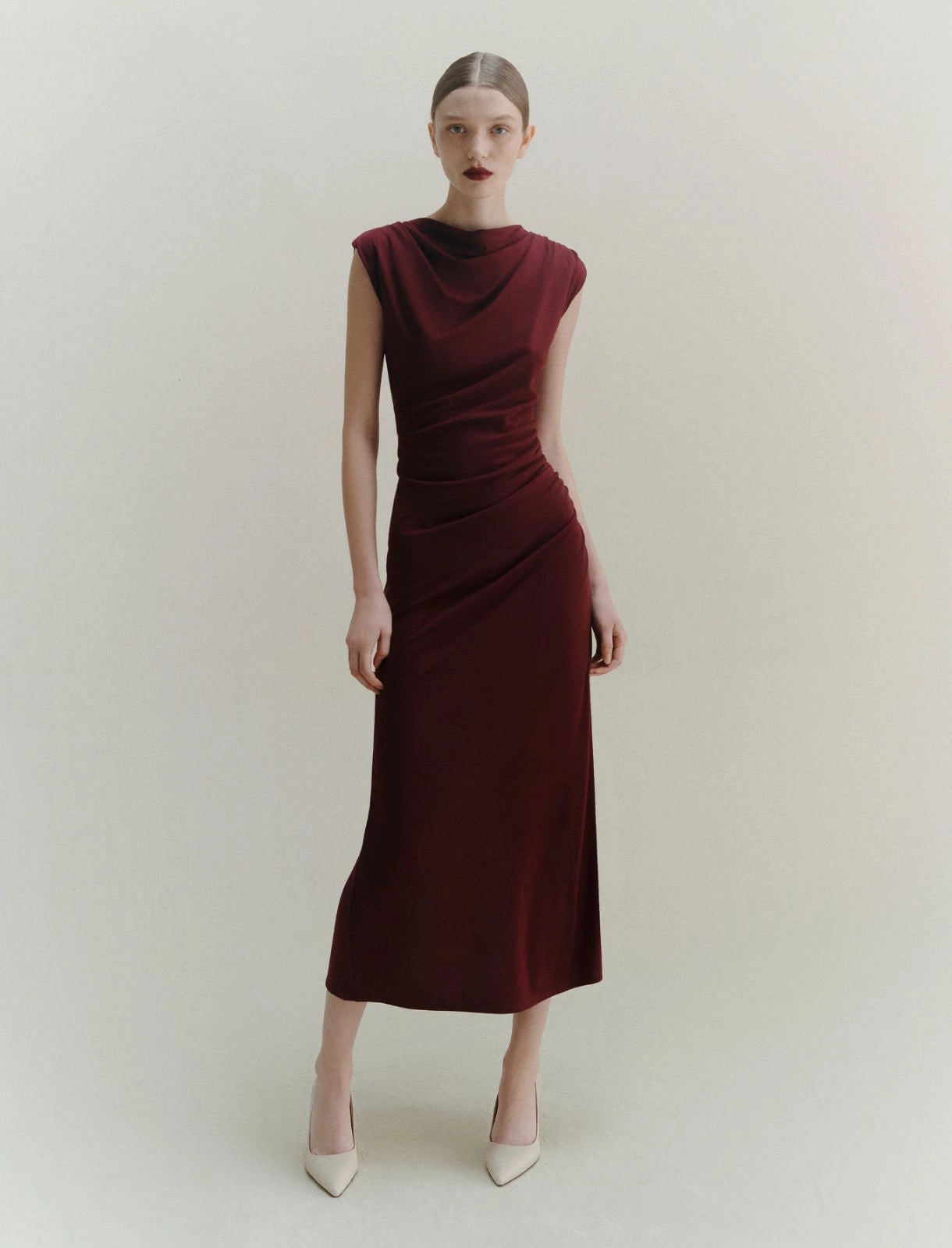 Slim-fit jersey dress