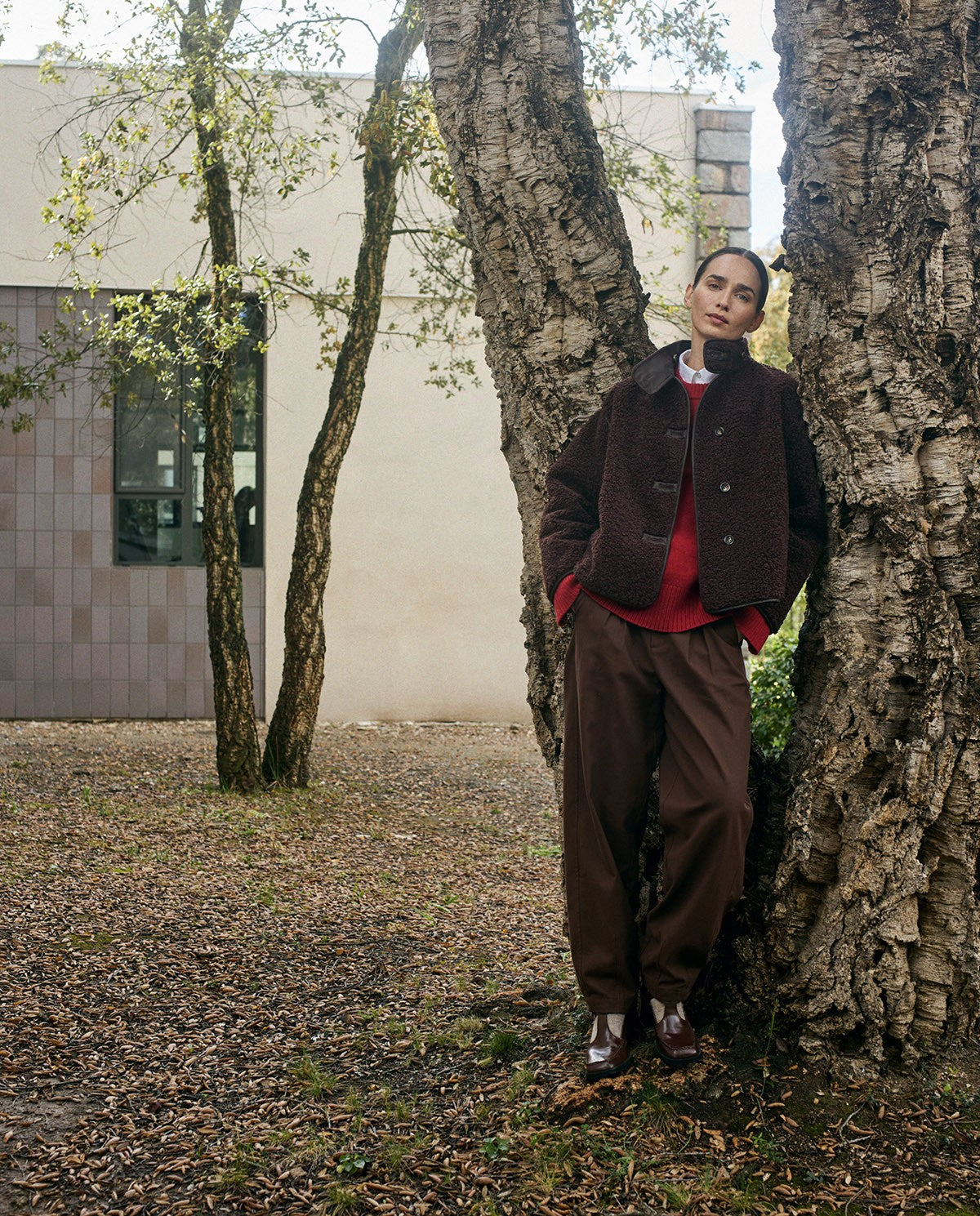 Shearling Jacket Chocolate
