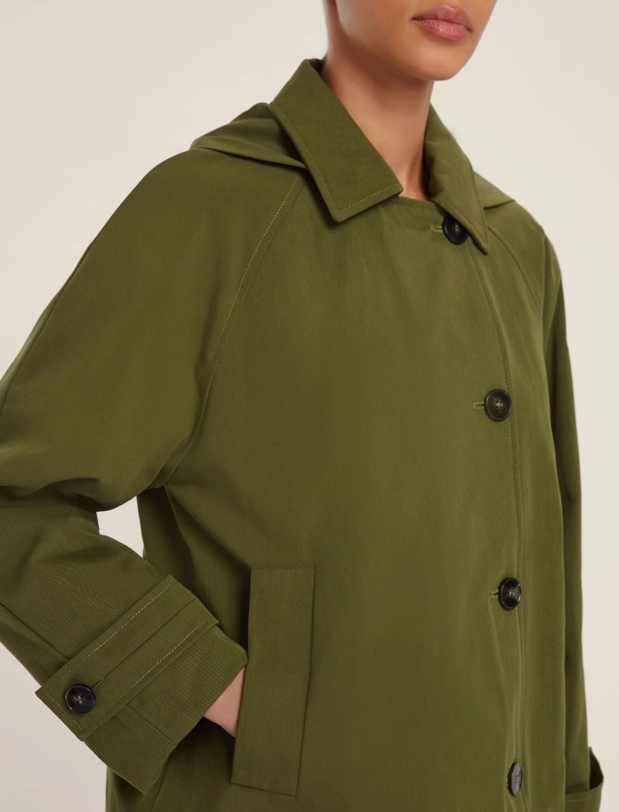 Water-repellent fabric jacket