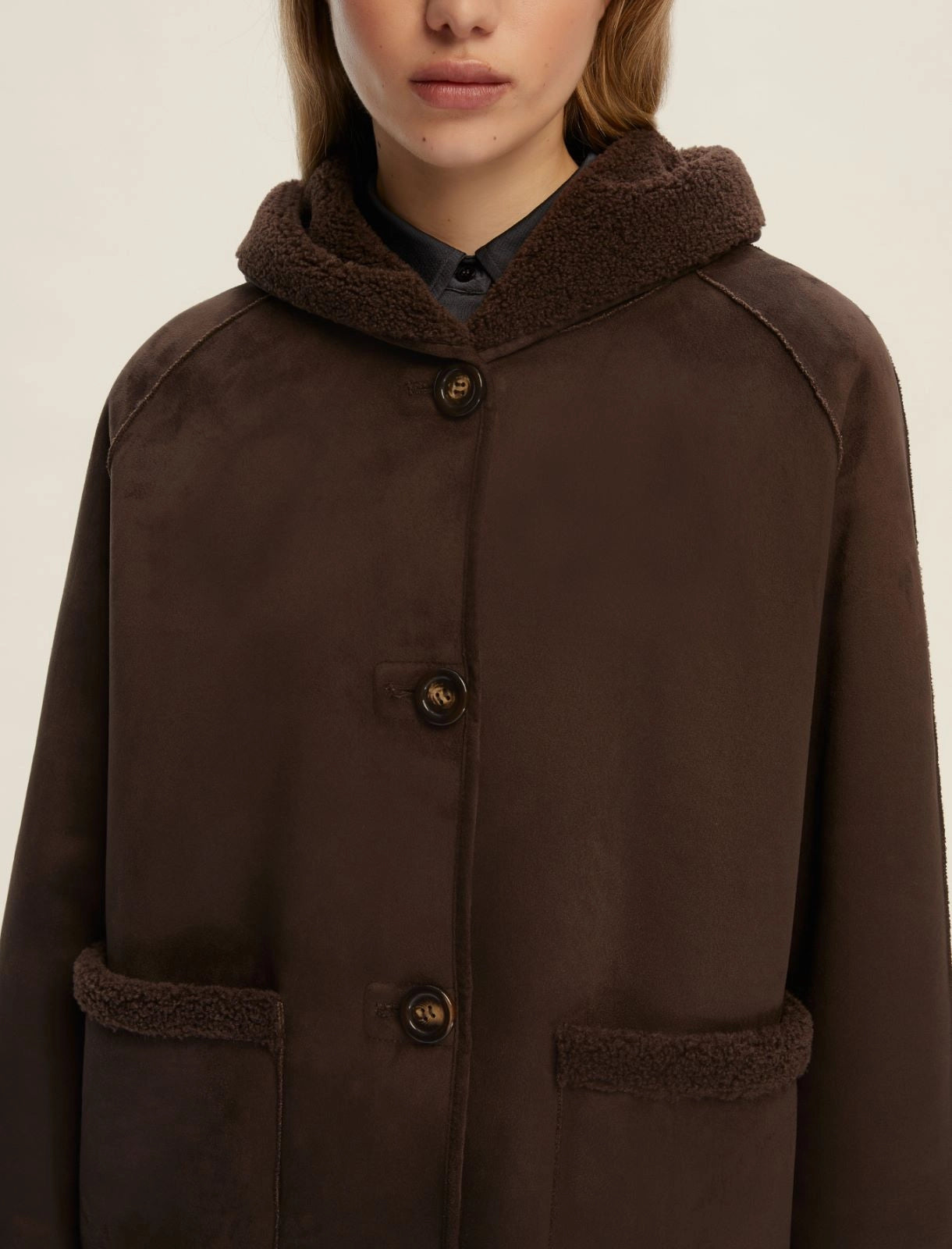 Reversable pea coat