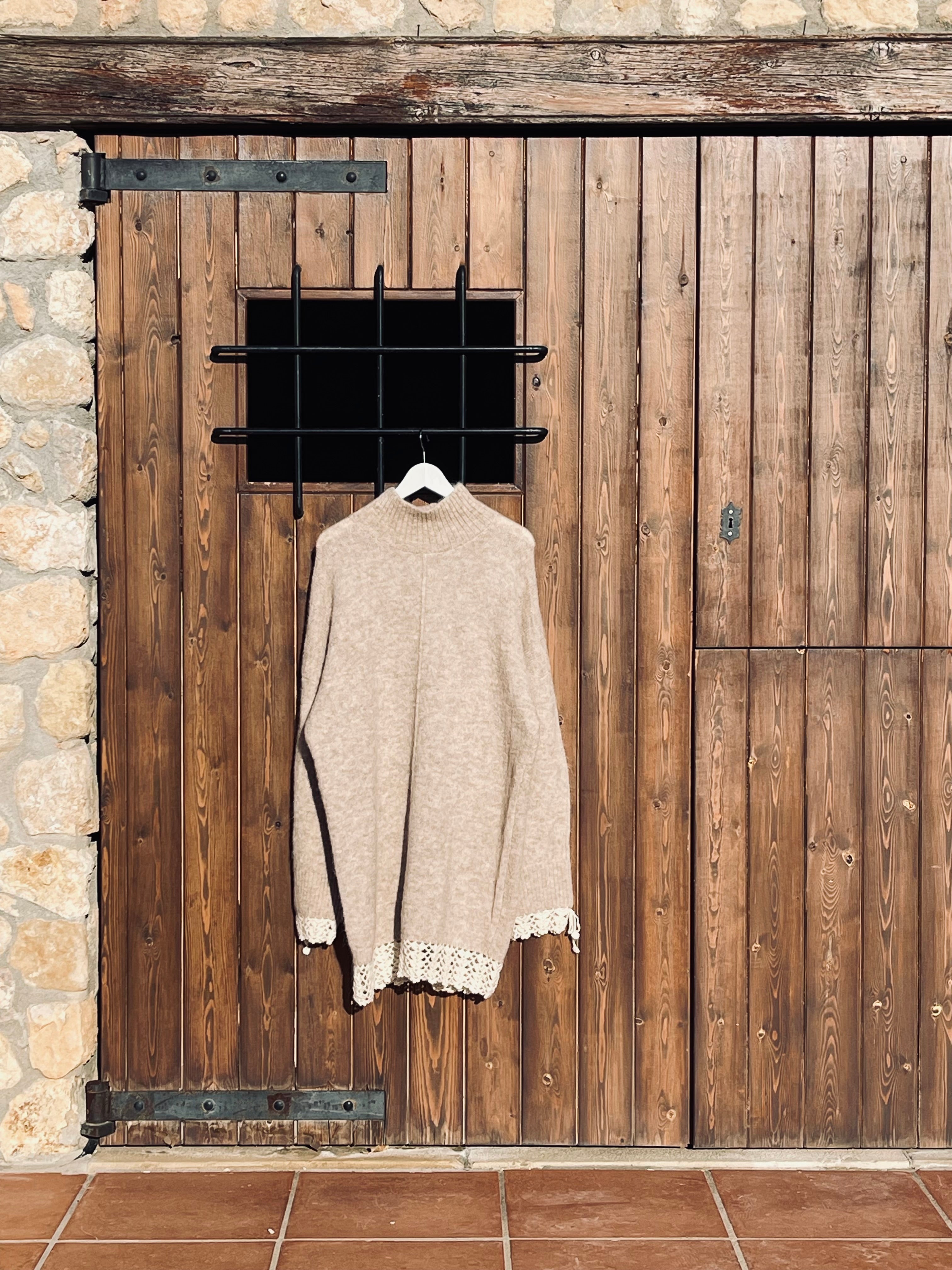 Alpaca jersey dress - Designer Intervention