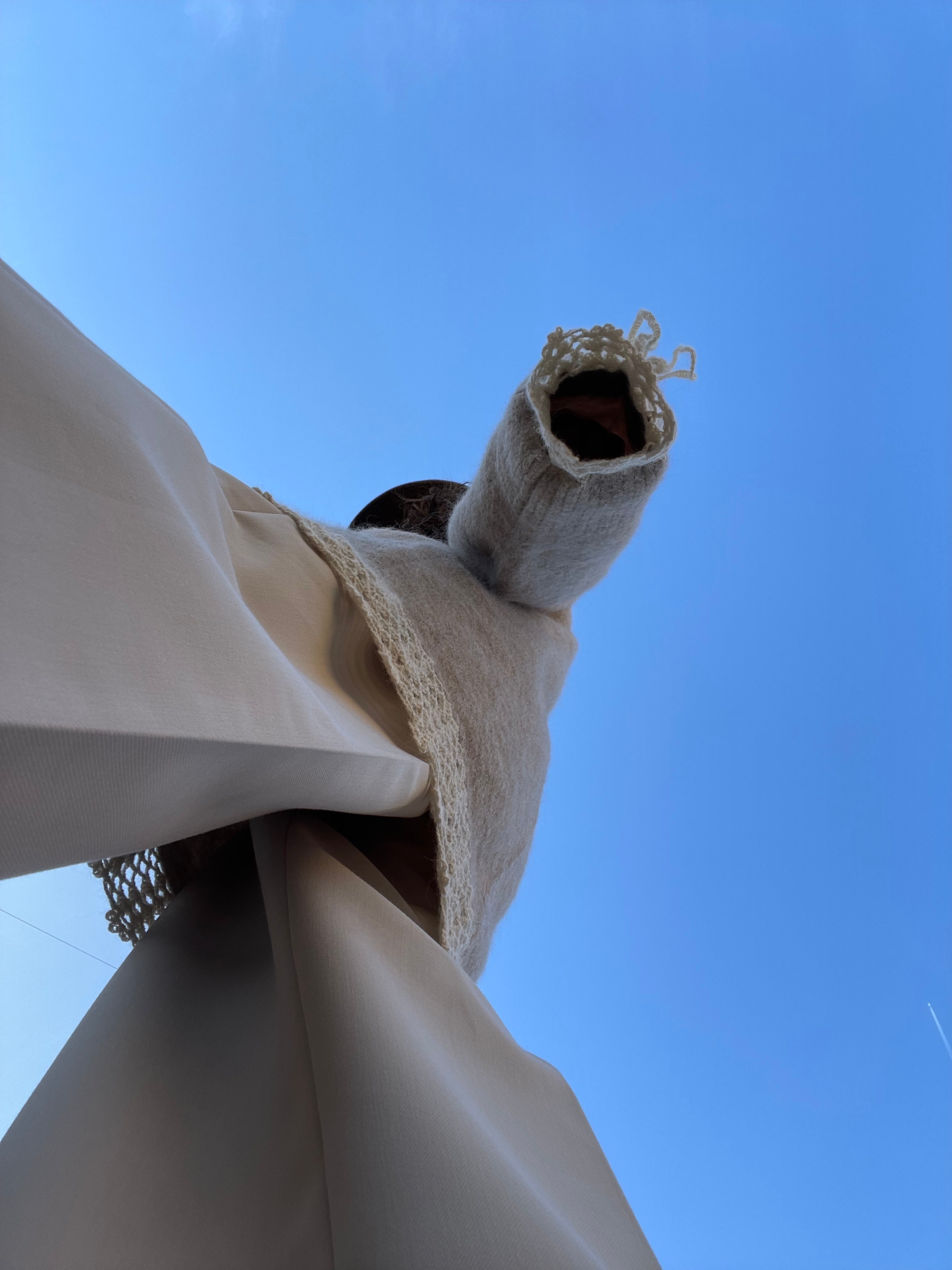 Alpaca jersey dress - Designer Intervention