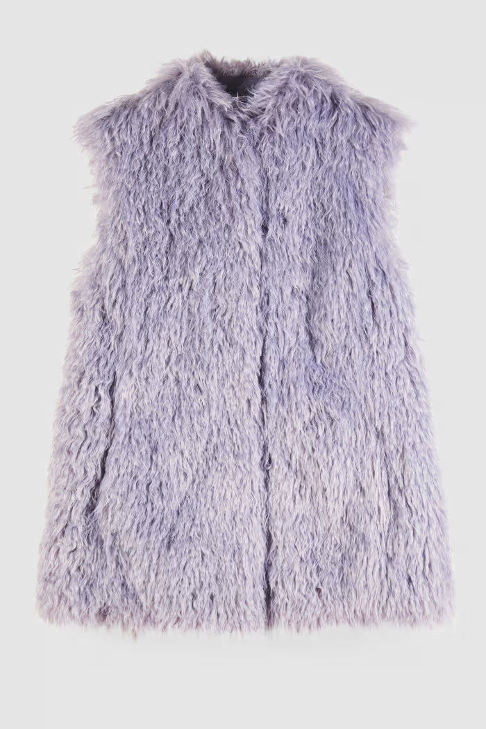 Fluffy vest