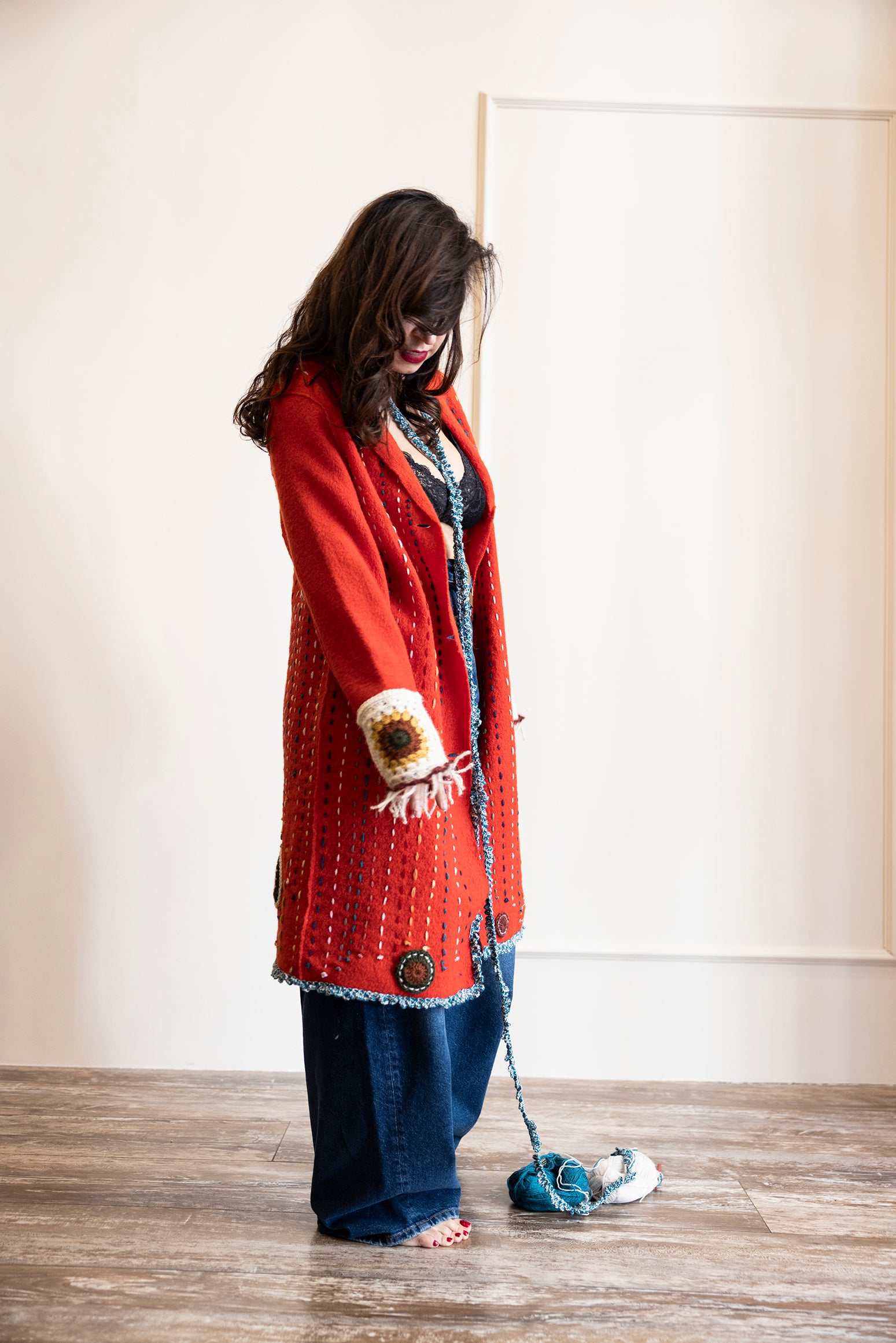 Ember Coat worn by Ebru