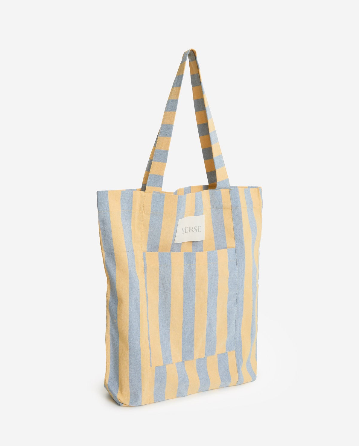 Striped tote bag