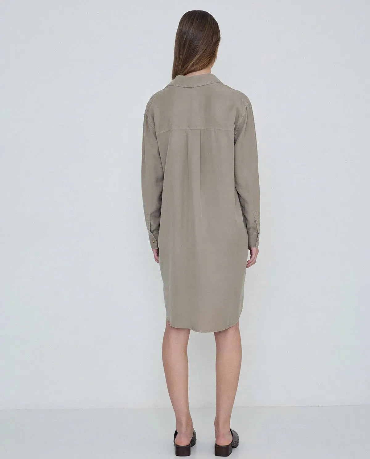 Tencel shirt dress