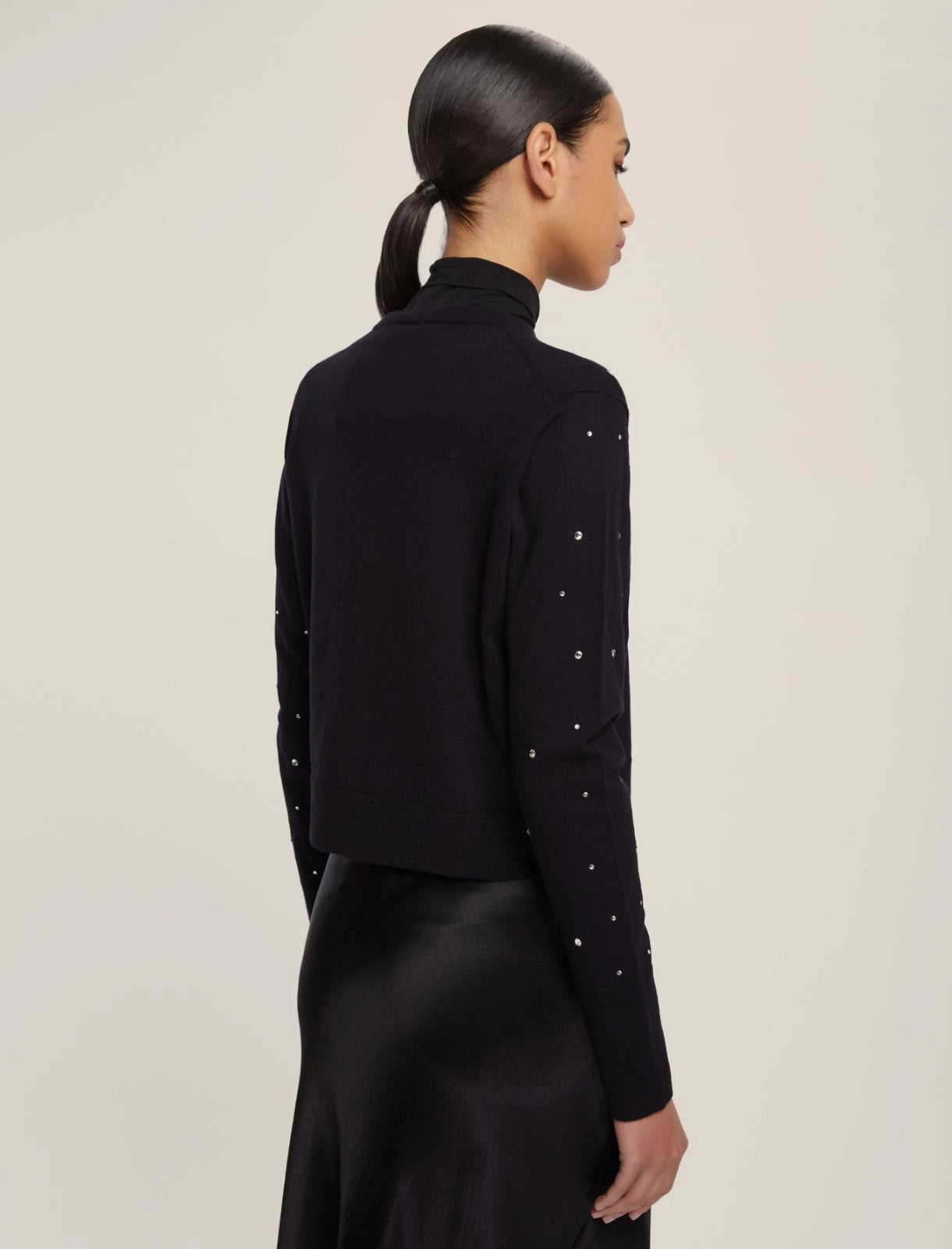 Rena short stretch viscose cardigan