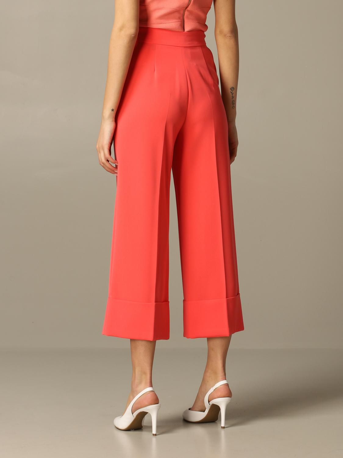 Crêpe trousers with sequins