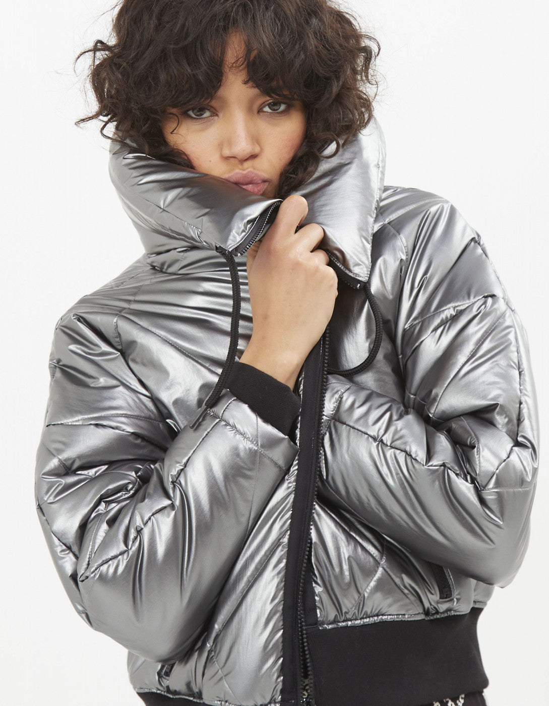 Quilted padded jacket